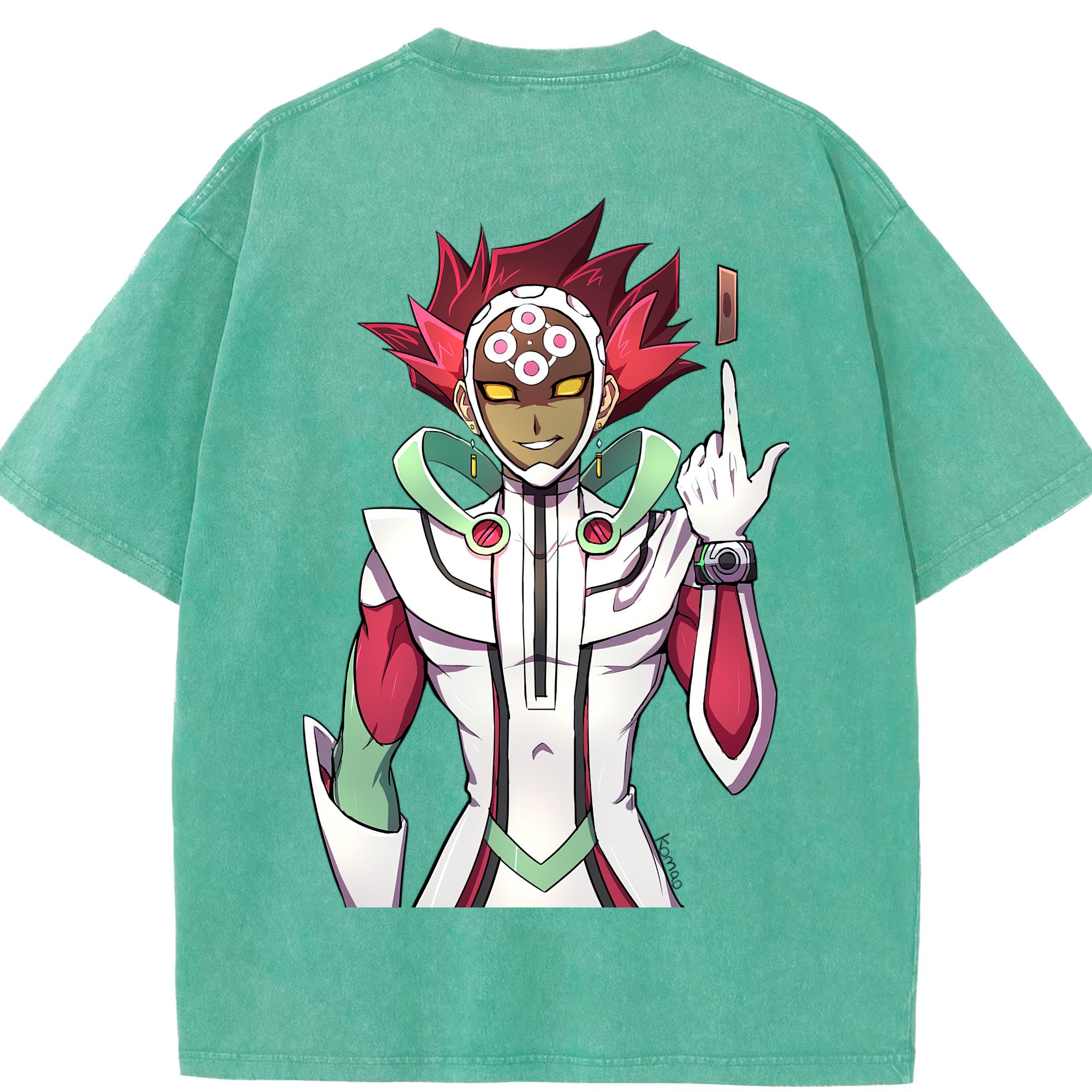 （画像用） 遊☆戯☆王 Yu-Gi-Oh! 綿100% ヴィンテージ風 半袖Tシャツ（背面プリント）